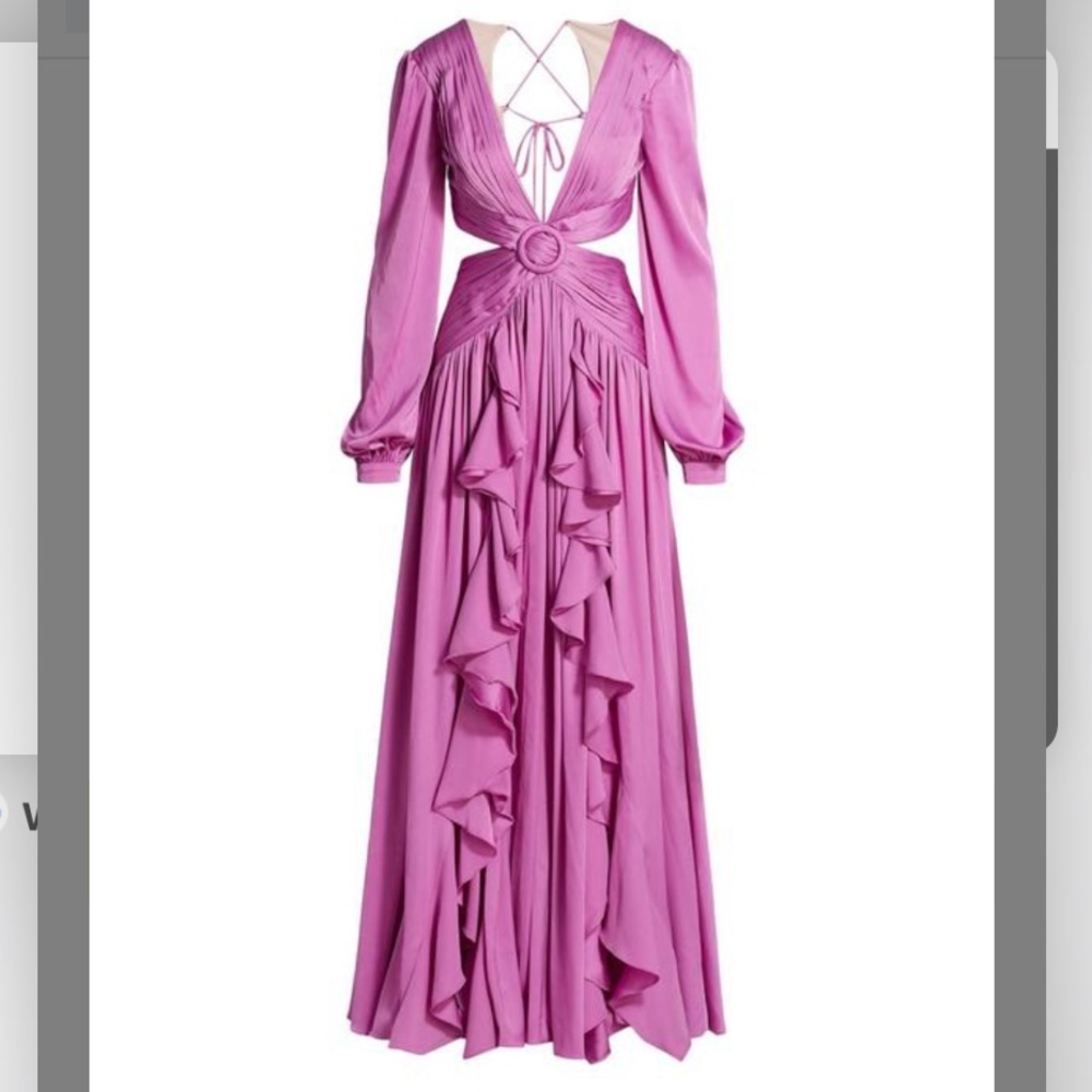 PatBo Women's Cut-out Plunge Gown